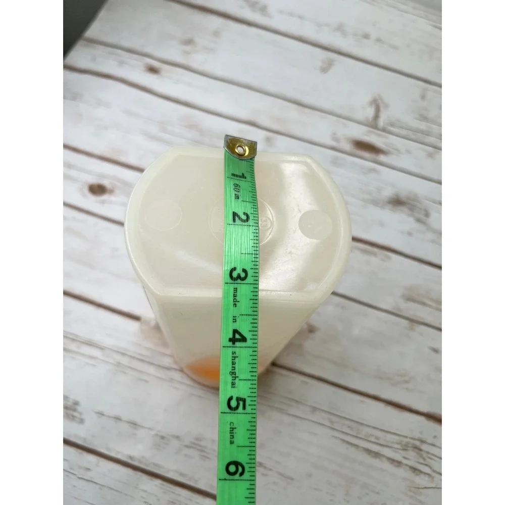 Graloc Juice Pitcher Clear Orange Vintage 32 oz Made In Holland 32oz
